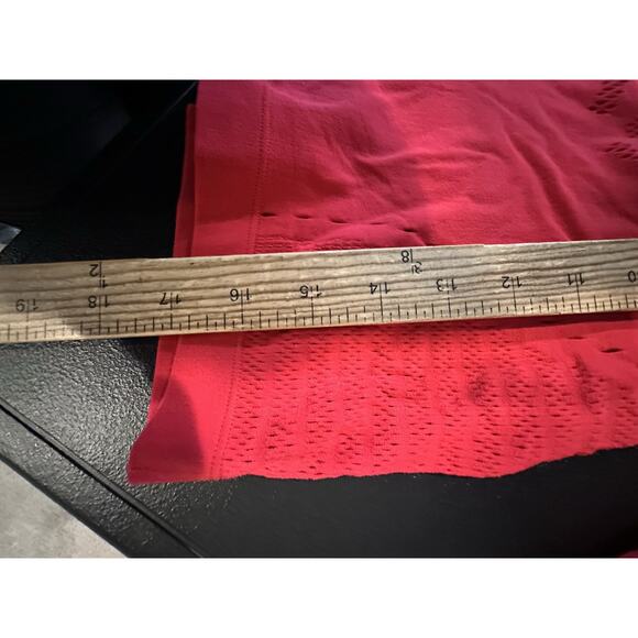 Fabletics Small? Women Sarah SculptKnit® Long-Sleeve Top Red Cropped G5 - Picture 7 of 8